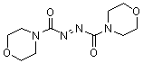 4,4'-(偶氮二羰基)二吗啉分子结构 (CAS 10465-82-4)