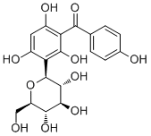 Iriflophenone 3-C-beta-D-glucopyranoside molecular structure (CAS 104669-02-5)
