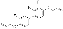 2,3,3'-Trifluoro-4,4'-bis(2-propen-1-yloxy)-1,1'-biphenyl molecular structure (CAS 1046758-97-7)
