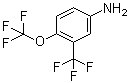 3-Trifluoromethyl-4-trifluoromethoxyaniline molecular structure (CAS 104678-68-4)