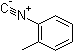 structure of CAS# 10468-64-1, 2-Methylphenyl isocyanide;1-Isocyano-2-methylbenzene; 2-Tolyl isocyanide; o-Methylphenyl isocyanide