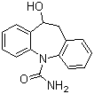 structure of CAS# 104746-04-5, (S)-10-Hydroxy-10,11-dihydro-5H-dibenzo[b,f]azepin-5-carboxamide;(S)-10-Monohydroxydihydrocarbamazepine; (S)-Licarbazepine; Eslicarbazepine