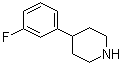 结构式 CAS# 104774-88-1, 4-(3-氟苯基)哌啶