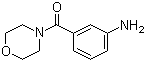 结构式 CAS# 104775-65-7, 3-(吗啉-4-基羰基)苯胺