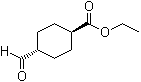 trans-4-Formylcyclohexanecarboxylic acid ethyl ester molecular structure (CAS 104802-53-1)