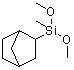 Bicyclo[2.2.1]heptan-2-yl dimethoxy-(methyl)silane molecular structure (CAS 104821-32-1)