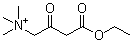 4-Ethoxy-N,N,N-trimethyl-2,4-dioxo-1-butanaminium molecular structure (CAS 10485-47-9)