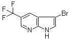 3-Bromo-5-(trifluoromethyl)-1H-pyrrolo[2,3-b]pyridine molecular structure (CAS 1048914-10-8)