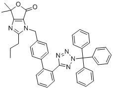 Olmesartan medoxomil Cyclic impurty N2-Trityl molecular structure (CAS 1048948-15-7)