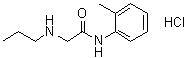 N-(2-Methylphenyl)-2-(propylamino)-acetamide hydrochloride (1:1) molecular structure (CAS 1049712-77-7)