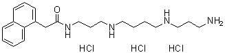 N-[3-[[4-[(3-Aminopropyl)amino]butyl]amino]propyl]-1-naphthaleneacetamide trihydrochloride molecular structure (CAS 1049731-36-3)