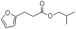 3-(2-呋喃基)丙酸异丁酯分子结构 (CAS 105-01-1)