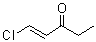 2-Chlorovinyl ethyl ketone molecular structure (CAS 105-32-8)