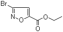 3-溴异恶唑-5-甲酸乙酯分子结构 (CAS 105174-97-8)