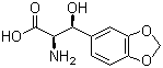3-(Benzo[1,3]dioxol-5-yl)-2-amino-3-hydroxypropionic acid molecular structure (CAS 105229-14-9)
