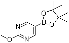2-甲氧基嘧啶-5-硼酸频哪醇酯分子结构 (CAS 1052686-60-8)