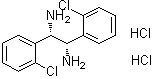 (1S,2S)-1,2-Bis(2-chlorophenyl)-1,2-ethanediamine hydrochloride (1:2) molecular structure (CAS 1052707-24-0)