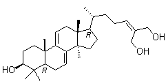 Ganodermatriol molecular structure (CAS 105300-28-5)