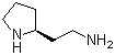 (2R)-2-Pyrrolidineethanamine molecular structure (CAS 1053182-84-5)