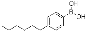 4-己基苯硼酸分子结构 (CAS 105365-50-2)