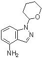 1-(Tetrahydro-2H-pyran-2-yl)-1H-indazol-4-amine molecular structure (CAS 1053655-57-4)