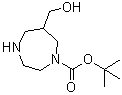 六氢-6-(羟基甲基)-1H-1,4-二氮杂卓-1-羧酸叔丁酯分子结构 (CAS 1053656-94-2)