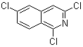 1,3,6-Trichloroisoquinoline molecular structure (CAS 1053658-49-3)