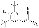 结构式 CAS# 10537-47-0, 3,5-二叔丁基-4-羟基亚苄基丙二腈