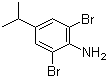 2,6-二溴-4-异丙基苯胺分子结构 (CAS 10546-65-3)
