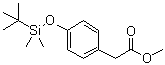 Methyl 4-tert-butyldimethylsilyloxyphenylacetate molecular structure (CAS 105460-59-1)