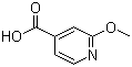 2-Methoxy-4-pyridinecarboxylic acid molecular structure (CAS 105596-63-2)