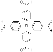 结构式 CAS# 1055999-34-2, 四(4-甲酰基苯基)硅烷