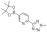 2-(2-Methyl-2H-tetrazol-5-yl)pyridine-5-boronic acid pinacol ester molecular structure (CAS 1056039-83-8)
