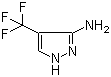 结构式 CAS# 1056139-87-7, 4-三氟甲基-1H-吡唑-3-胺