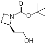 结构式 CAS# 1056166-09-6, (2R)-2-(2-羟基乙基)-1-氮杂环丁烷羧酸叔丁酯