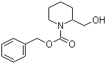 1-N-苄氧羰基-2-羟甲基哌啶分子结构 (CAS 105706-75-0)