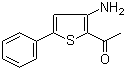 2-Acetyl-3-amino-5-phenylthiophene molecular structure (CAS 105707-24-2)