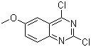 2,4-Dichloro-6-methoxyquinazoline molecular structure (CAS 105763-77-7)