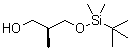 (2S)-3-[[(叔丁基)二甲基硅烷基]氧基]-2-甲基-1-丙醇分子结构 (CAS 105859-45-8)