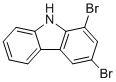 1,3-Dibromo-9H-carbazole molecular structure (CAS 105908-73-4)