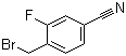 2-Fluoro-4-cyanobenzyl bromide molecular structure (CAS 105942-09-4)