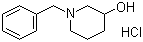 1-Benzyl-3-piperidinol hydrochloride molecular structure (CAS 105973-51-1)