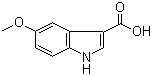 5-甲氧基吲哚-3-甲醛分子结构 (CAS 10601-19-1)