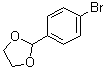4-溴苯甲醛乙二缩醛分子结构 (CAS 10602-01-4)
