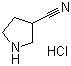 structure of CAS# 10603-53-9, Pyrrolidine-3-carbonitrile hydrochloride