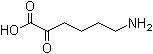6-Amino-2-oxohexanoic acid molecular structure (CAS 10606-14-1)