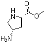 结构式 CAS# 1060775-33-8, (4S)-4-氨基-L-脯氨酸甲酯
