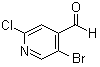 5-Bromo-2-chloro-4-pyridinecarboxaldehyde molecular structure (CAS 1060802-23-4)