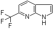 structure of CAS# 1060802-93-8, 6-(Trifluoromethyl)-1H-pyrrolo[2,3-b]pyridine