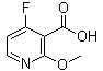 4-Fluoro-2-methoxy-3-pyridinecarboxylic acid molecular structure (CAS 1060806-71-4)